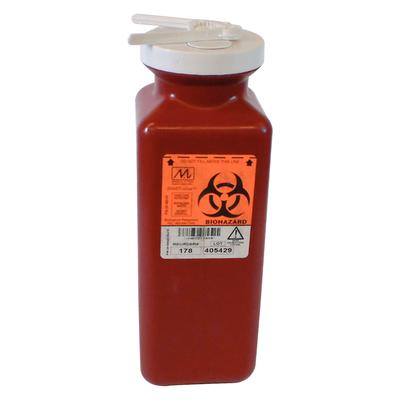 Nonstackable Sharps Containers Polypropylene Red