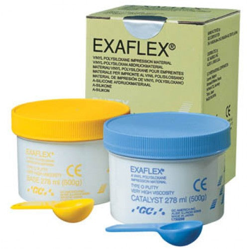 EXAFLEX Vinyl Polysiloxane Impression Material, Putty Standard Package (4951918215213)
