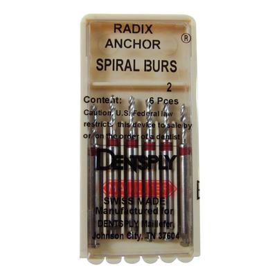 Radix-Anchor® S-Limit Spiral Bur, 6/Pkg