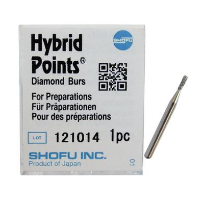 Hybrid Points® Diamond Burs – Medium, White, 1/Pkg