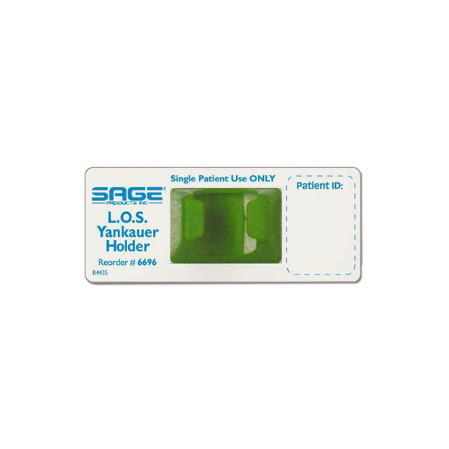 Length of Stay Yankauer Holder, Bracket with Removable Adhesive Strip