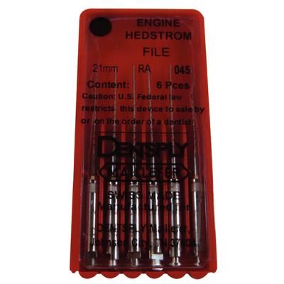 Hedstrom Files โ Engine-Driven, Stainless Steel, 21 mm, 6/Pkg
