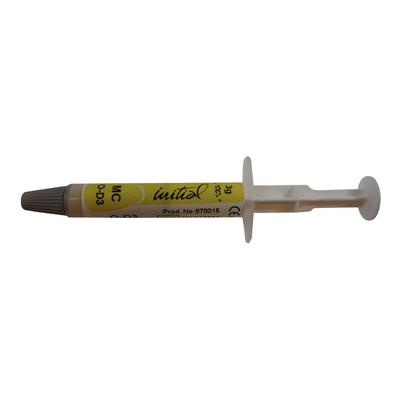 GC Initial Metal Ceramics – MC Opaque Paste, 3 g Syringe Refills