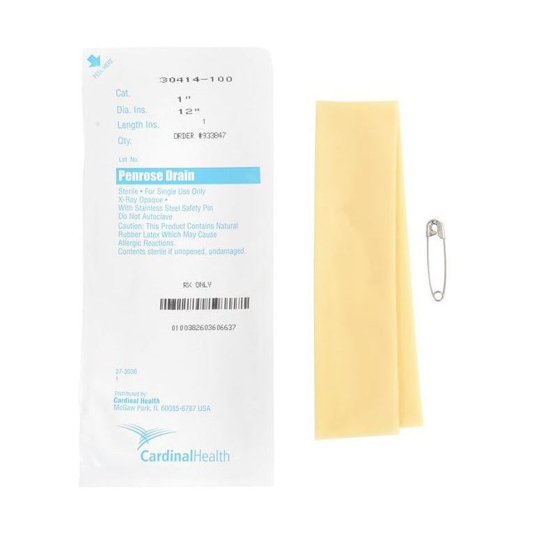 Cardinal Health™ Penrose Surgical Wound Drain, 1IN, 12IN