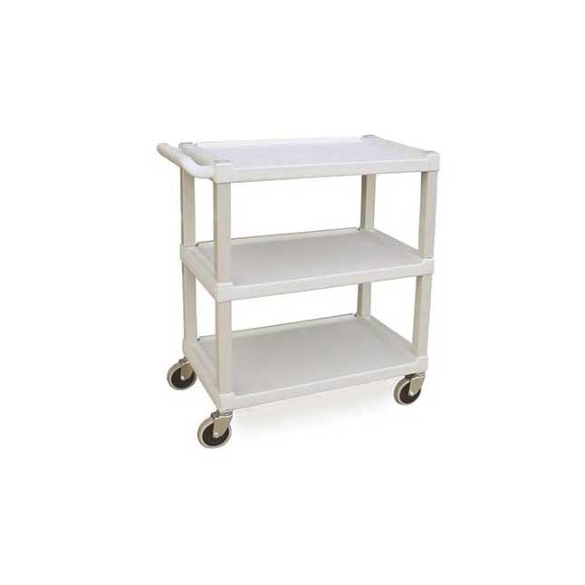 Utility Cart, Plastic, 3 Shelf