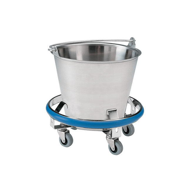 Kick Bucket, Stainless Steel, 12qt, OD 13-1/2" H14"