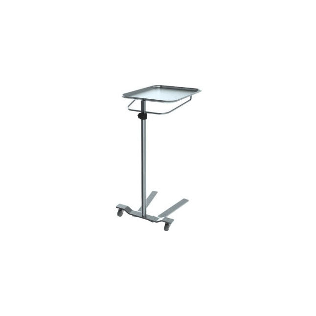 Mayo Stand, Height 36-58" Removable 16-1/4" x 21-1/4" Tray, 40 lb