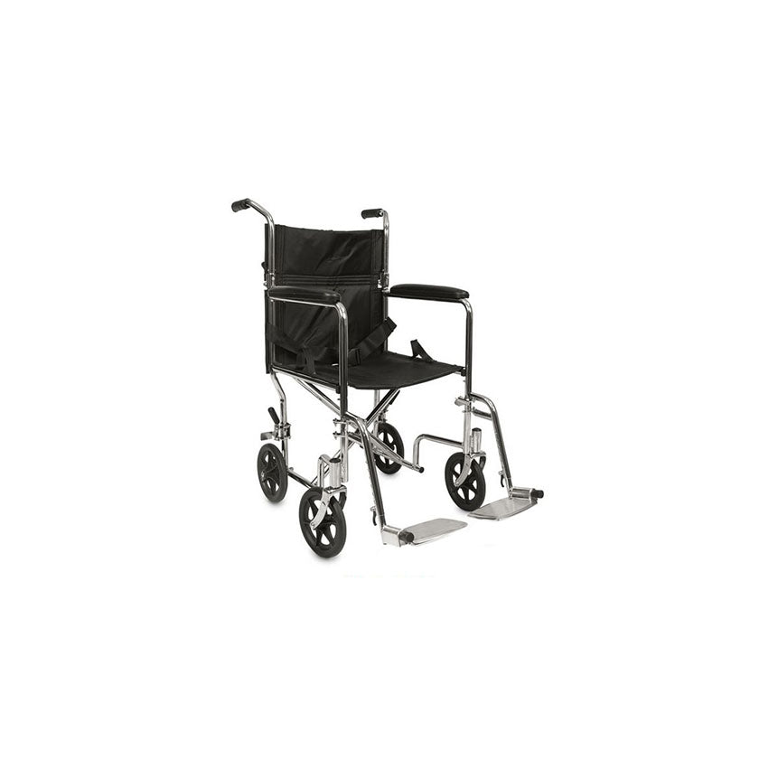 Airgo® Transport Chair, with Swing-Away Removable Footrests, W19" Seat, 300 lb