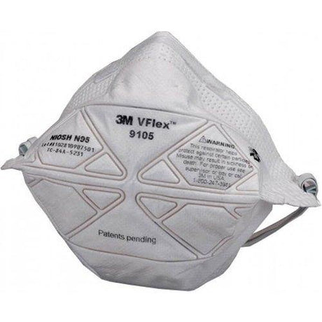 VFlexâ„¢ Particulate Respirator, 9105, N95 - 10/pk - 3Z Dental