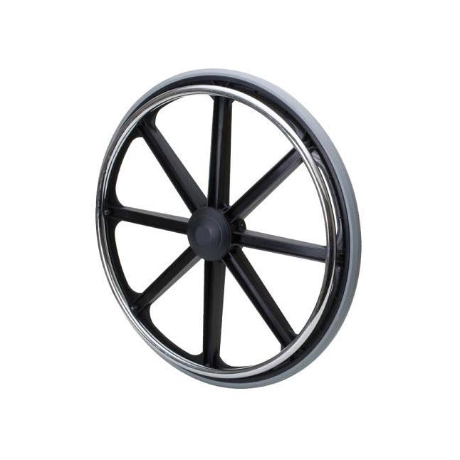 Rear Mag Wheel, OD 24" Gray