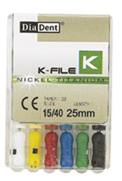 NiTi K-Files, 6/box (4951860314157)