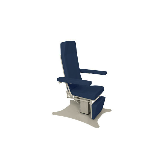 Phlebotomy Chair, with Hi-Low and Power Back, Midnight Blue