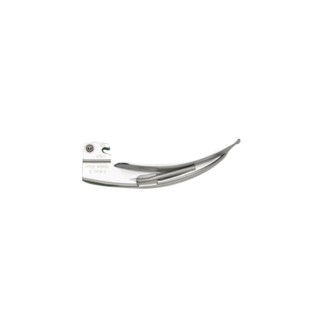 English MacIntosh Fiber Optic Laryngoscope Blade, Halogen