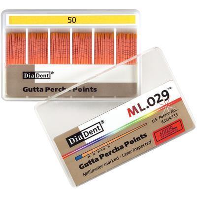 Millimeter Marked and Laser Inspected Gutta Percha Points – Gutta Percha ISO ML.029, 120/Box - 3Z Dental