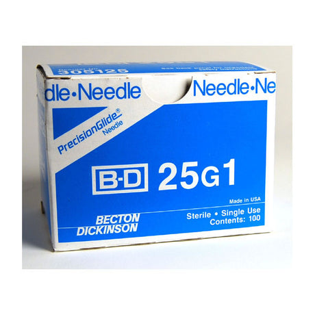 PrecisionGlideâ„¢ Hypodermic Needle, Regular Wall, 25GA