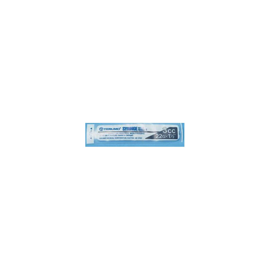 Terumo® Hypodermic Syringe, 3cc, with Needle