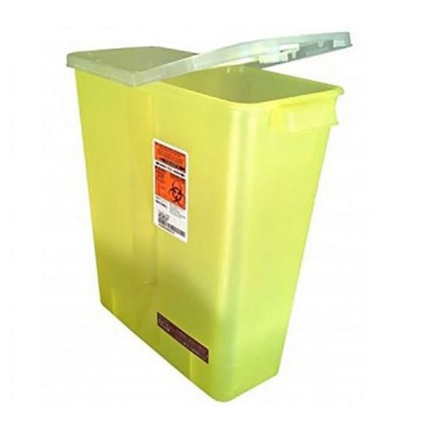 Sharps Container, Muti-Purpose, with Rotor Opening Lid