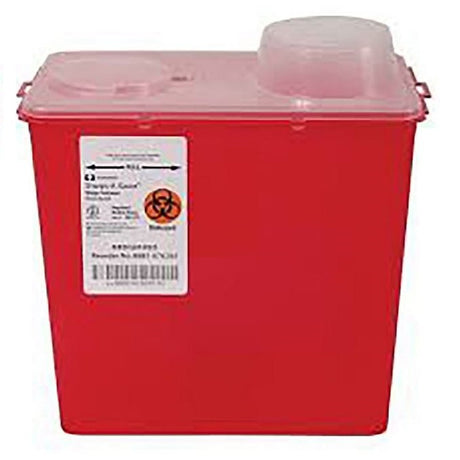 Sharps-A-Gatorâ„¢ Sharps Container, Chimney Top, Red, 4 Quart