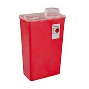 Sharps-A-Gator™ Sharps Container, Chimney Top, Red, 4 Quart