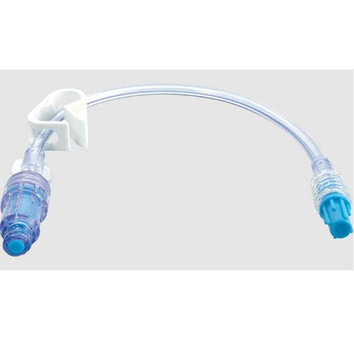 MaxPlus™ Extension Set, Pressure Rated, Minibore, Purple Striped, 1 MaxPlus™ Clear Needle-free Connector, Slide Clamp(s)