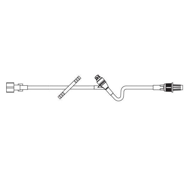 Straight-Type Extension Set, Minivolume, CLEARLINK Luer Activated Valve, 8"
