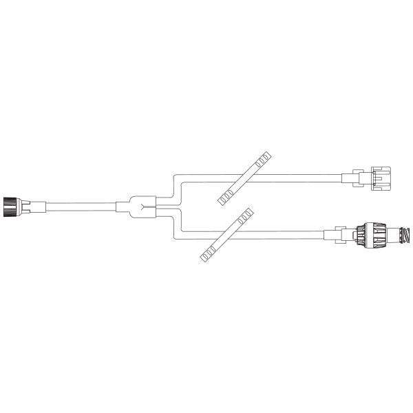 Y-Type Catheter Extension Set, Standard Bore, ONE-LINK, Needle-free IV Connector