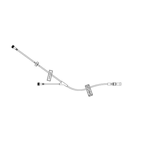 Extension LifeCare PCA™ Set, Minibore, Backcheck Valve, 10"