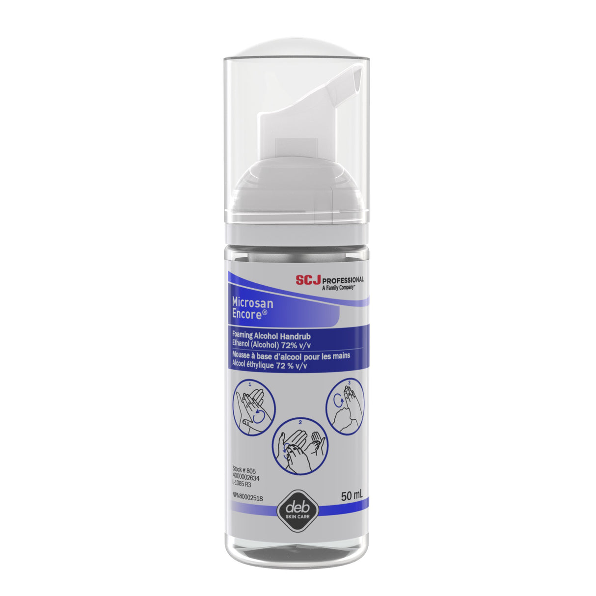 Microsan Encore® Hand Sanitizer, Foaming Alcohol