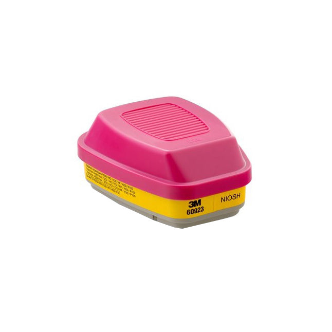 P100 Organic Vapor/Acid Gas Cartridge/Filter, Magenta/Yellow