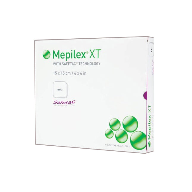 Molnlycke Mepilex XT Soft Silicone Foam Dressing 10cm X 20cm 1's