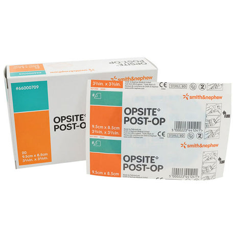 OPSITEâ„¢ Post-Op Transparent Waterproof Dressing, with Absorbent Pad