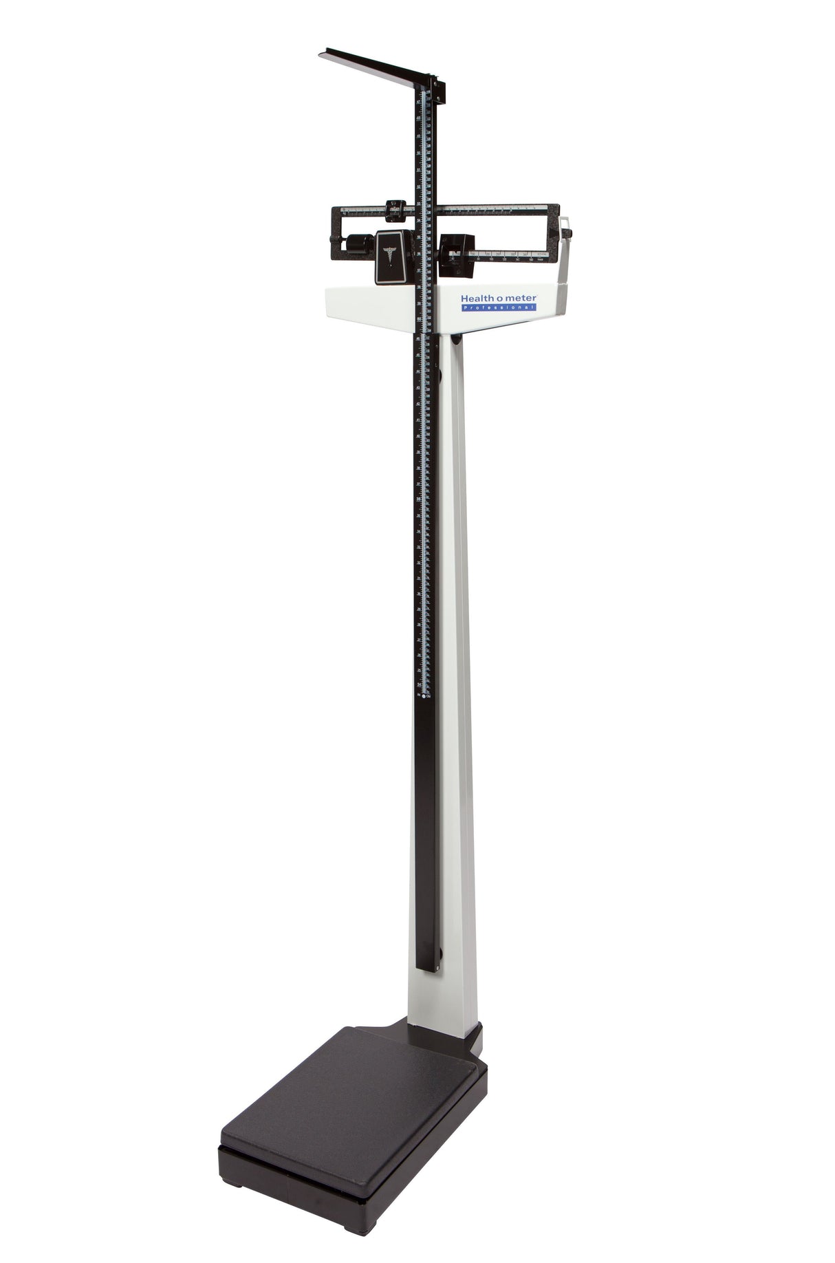 Mechanical Beam Scale with Height Rod and Wheels Included