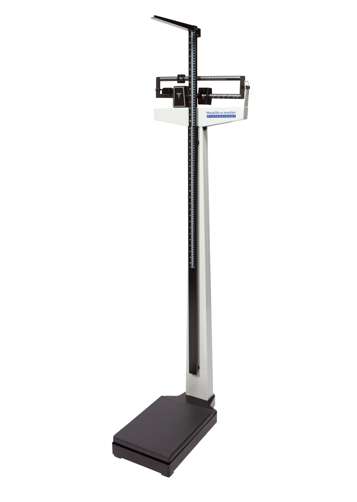 Mechanical Beam Scale with Height Rod and Counterweights Included