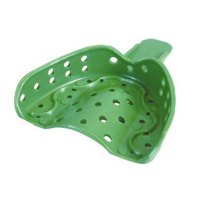 COE® Disposable Spacer Impression Trays – Perforated, Green, 12/Bag - 3Z Dental (4951915167789)