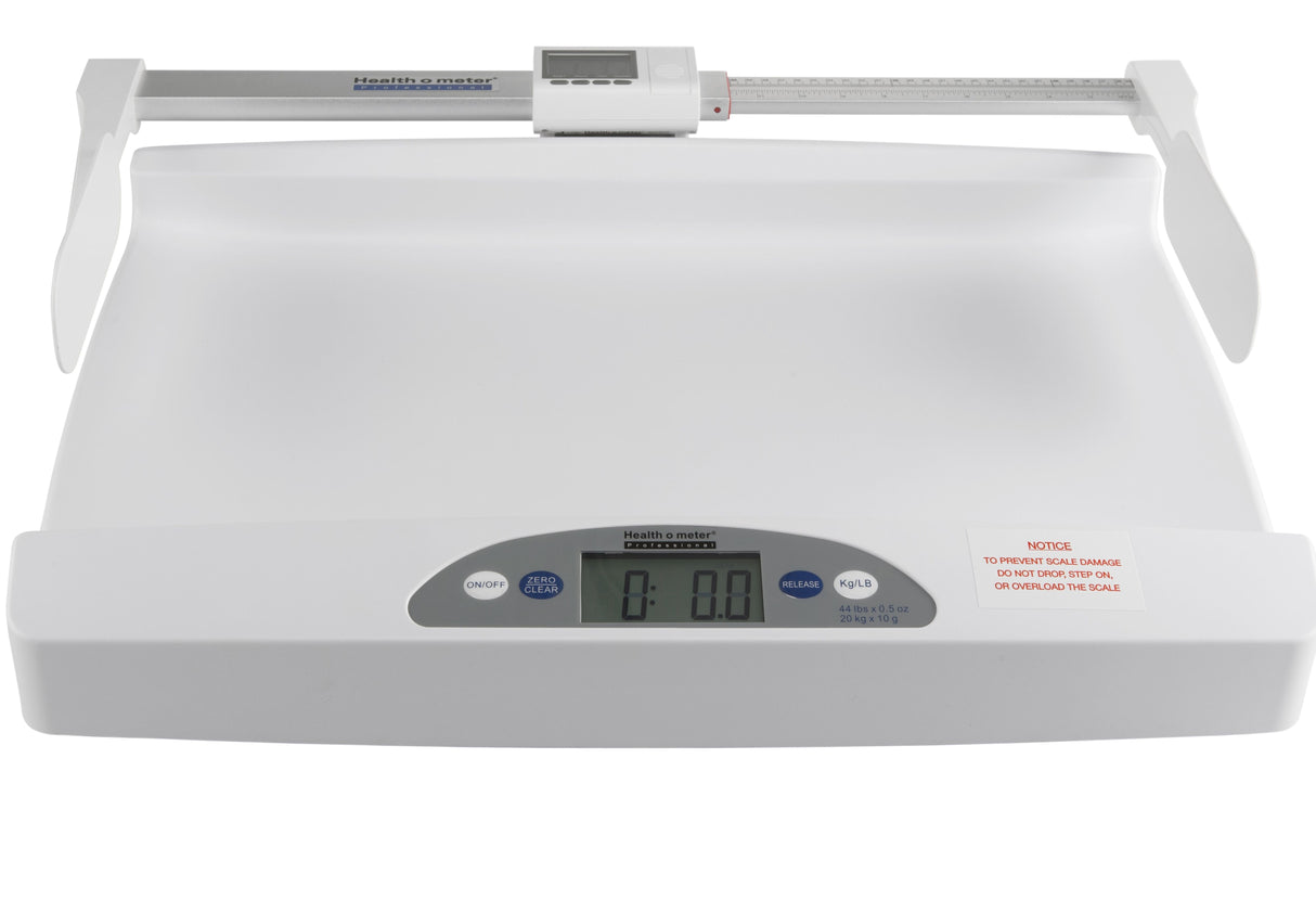 553KL-EHR Digital Pediatric Tray Scale with Digital Height Rod