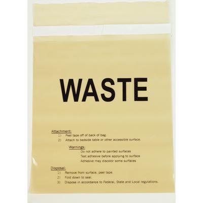 Waste Stick-On Bags – Beige-Standard, 9" x 10", 1.4 Quart, 100/Pkg