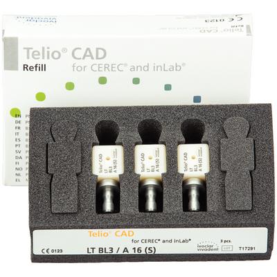 Telio® CAD Abutment Blocks for CEREC® – A16, 3/Pkg