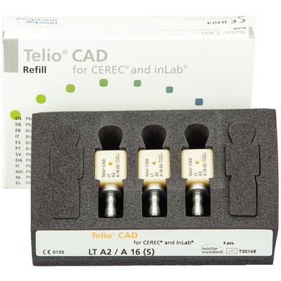 Telio® CAD Abutment Blocks for CEREC® – A16, 3/Pkg