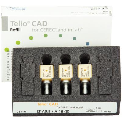 Telio® CAD Abutment Blocks for CEREC® – A16, 3/Pkg