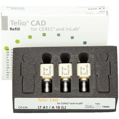 Telio® CAD Abutment Blocks for CEREC® – A16, 3/Pkg