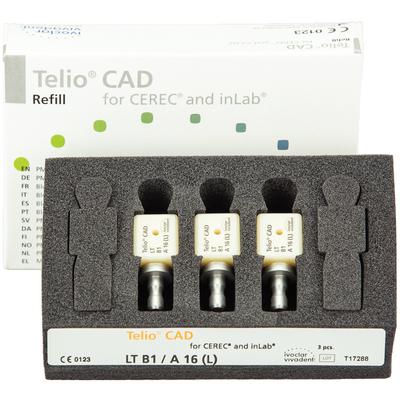 Telio® CAD Abutment Blocks for CEREC® – A16, 3/Pkg