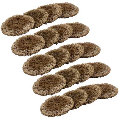 Preference Fiber Wheels – Brown, Silghtly Abrasive, Tapered, 20/Pkg