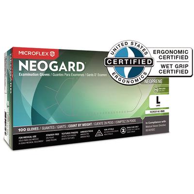 Neogard® Powder-Free Chloroprene Examination Gloves, 100/Box