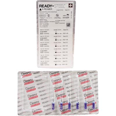 READY•STEEL™ K-Reamer Files – Stainless Steel, 6/Pkg