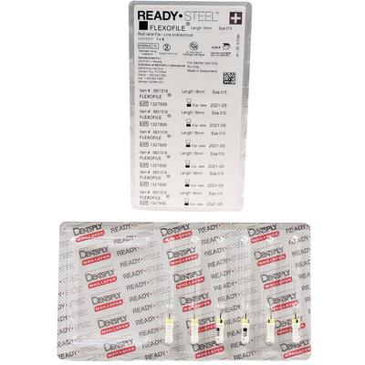 READY•STEEL™ Flexofile® Files – Stainless Steel, Sterile, 6/Pkg