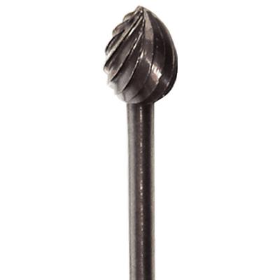 Tungsten Steel Acrylic Trimming Burs, 12/Pkg