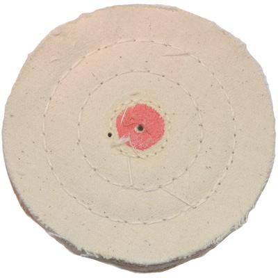 Cotton Flannel Buff Wheel - 3" Diameter, 3 Ply