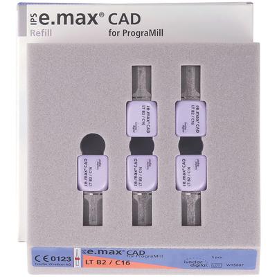 IPS e.max® CAD for PrograMill™ Blocks – LT (Low Translucency), C16, 5/Pkg