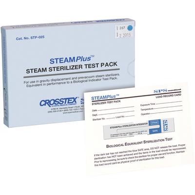 SteamPlus Sterilizer Test Pack, 25/Pkg