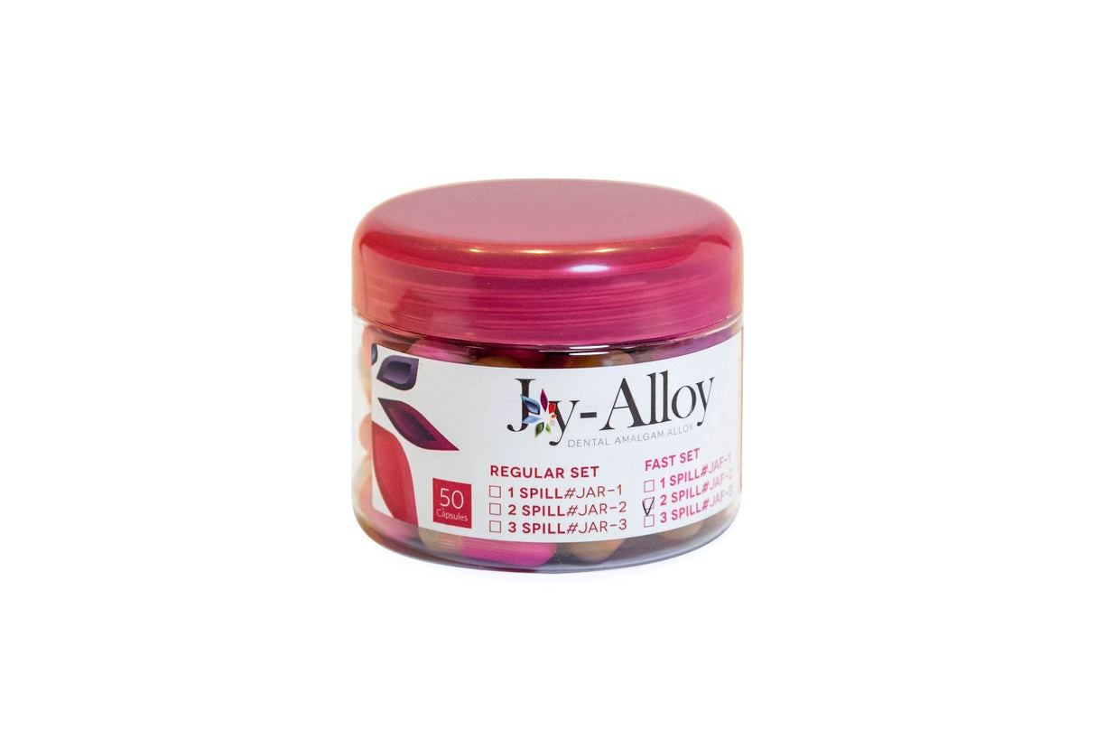 Joy-Alloy Dental Amalgam Alloy 50 Capsules